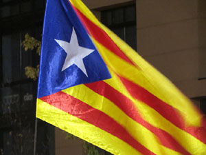 Concentraci&oacute; de rebuig de la sent&egrave;ncia a la pla&ccedil;a de l'U d'octubre de 2017