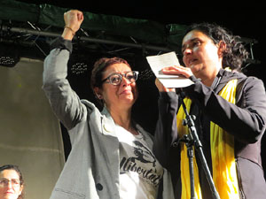 Concentraci&oacute; de rebuig de la sent&egrave;ncia a la pla&ccedil;a de l'U d'octubre de 2017
