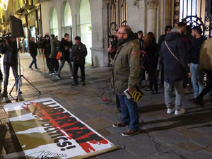 Concentraci&oacute; a la pla&ccedil;a del Vi per la independ&egrave;ncia i la llibertat dels presos pol&iacute;tics