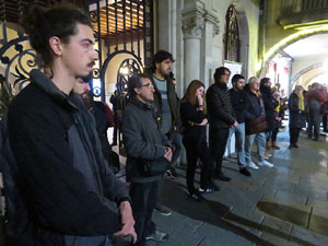 Concentraci&oacute; a la pla&ccedil;a del Vi per la independ&egrave;ncia i la llibertat dels presos pol&iacute;tics