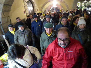 Concentraci&oacute; a la pla&ccedil;a del Vi per la independ&egrave;ncia i la llibertat dels presos pol&iacute;tics
