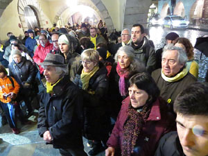 Concentraci&oacute; a la pla&ccedil;a del Vi per la independ&egrave;ncia i la llibertat dels presos pol&iacute;tics