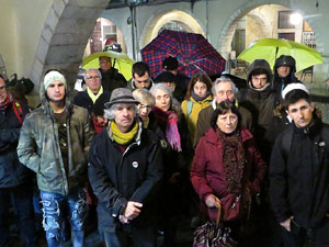Concentraci&oacute; a la pla&ccedil;a del Vi per la independ&egrave;ncia i la llibertat dels presos pol&iacute;tics