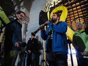 Concentraci&oacute; a la pla&ccedil;a del Vi per la independ&egrave;ncia i la llibertat dels presos pol&iacute;tics