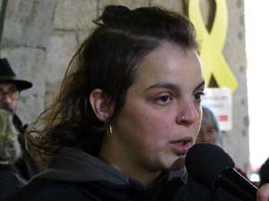 Concentraci&oacute; a la pla&ccedil;a del Vi per la independ&egrave;ncia i la llibertat dels presos pol&iacute;tics