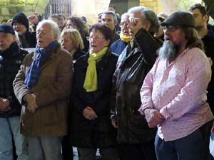 Concentraci&oacute; a la pla&ccedil;a del Vi per la independ&egrave;ncia i la llibertat dels presos pol&iacute;tics