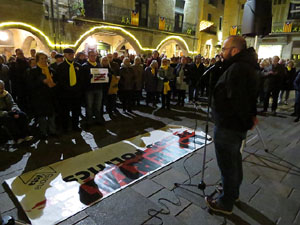 Concentraci&oacute; a la pla&ccedil;a del Vi per la independ&egrave;ncia i la llibertat dels presos pol&iacute;tics