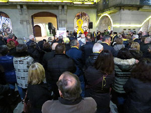 Concentraci&oacute; a la pla&ccedil;a del Vi per la independ&egrave;ncia i la llibertat dels presos pol&iacute;tics