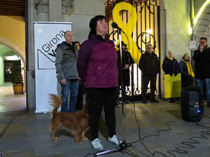 Concentraci&oacute; a la pla&ccedil;a del Vi per la independ&egrave;ncia i la llibertat dels presos pol&iacute;tics