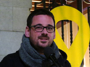 Concentraci&oacute; a la pla&ccedil;a del Vi per la independ&egrave;ncia i la llibertat dels presos pol&iacute;tics