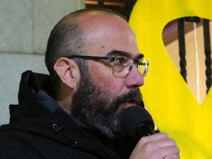 Concentraci&oacute; a la pla&ccedil;a del Vi per la independ&egrave;ncia i la llibertat dels presos pol&iacute;tics