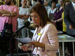 Concentraci&oacute; a la pla&ccedil;a del Vi per la independ&egrave;ncia i la llibertat dels presos pol&iacute;tics