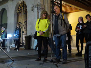Concentraci&oacute; a la pla&ccedil;a del Vi per la independ&egrave;ncia i la llibertat dels presos pol&iacute;tics