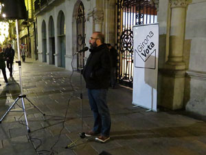Concentraci&oacute; a la pla&ccedil;a del Vi per la independ&egrave;ncia i la llibertat dels presos pol&iacute;tics