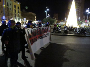 Concentraci&oacute; a la pla&ccedil;a del Vi per la independ&egrave;ncia i la llibertat dels presos pol&iacute;tics