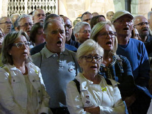 Concentraci&oacute; a la pla&ccedil;a del Vi per la independ&egrave;ncia i la llibertat dels presos pol&iacute;tics