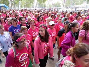 Cursa de la Dona 2019. Concentraci&oacute; i sortida del Parc de la Devesa, cursa pels carrers de Girona i arribada a la Copa