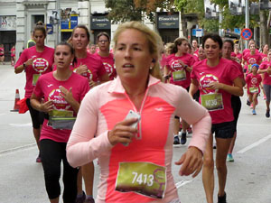 Cursa de la Dona 2019. Concentraci&oacute; i sortida del Parc de la Devesa, cursa pels carrers de Girona i arribada a la Copa