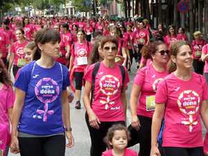 Cursa de la Dona 2019. Concentraci&oacute; i sortida del Parc de la Devesa, cursa pels carrers de Girona i arribada a la Copa