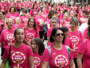 Cursa de la Dona 2019. Concentraci&oacute; i sortida del Parc de la Devesa, cursa pels carrers de Girona i arribada a la Copa