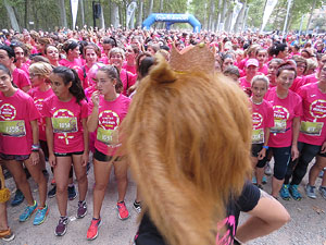 Cursa de la Dona 2019. Concentraci&oacute; i sortida del Parc de la Devesa, cursa pels carrers de Girona i arribada a la Copa