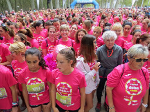 Cursa de la Dona 2019. Concentraci&oacute; i sortida del Parc de la Devesa, cursa pels carrers de Girona i arribada a la Copa