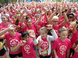 Cursa de la Dona 2019. Concentraci&oacute; i sortida del Parc de la Devesa, cursa pels carrers de Girona i arribada a la Copa