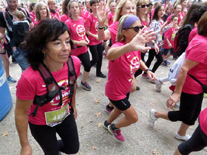 Cursa de la Dona 2019. Concentraci&oacute; i sortida del Parc de la Devesa, cursa pels carrers de Girona i arribada a la Copa