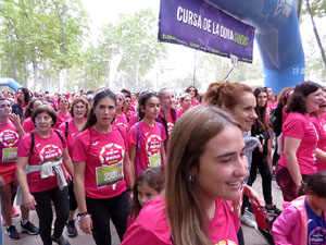 Cursa de la Dona 2019. Concentraci&oacute; i sortida del Parc de la Devesa, cursa pels carrers de Girona i arribada a la Copa