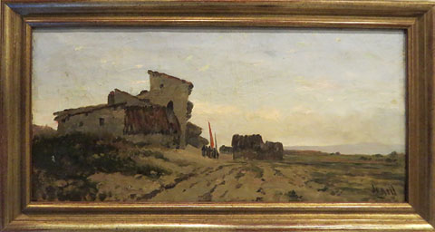 Process&oacute;. Modest Urgell. Ca. 1880. Oli sobre tela