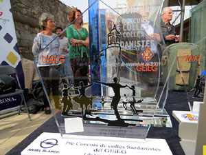 Fires 2019. 79&egrave; concurs de Colles Sardanistes amb la cobla Ciutat de Girona a la pla&ccedil;a de Francesc Calvet i Rubalcaba