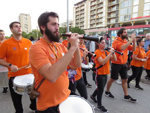 Fires 2019. Preg&oacute; de Fires. Les cercaviles de gegants i capgrossos fins la pla&ccedil;a del Vi