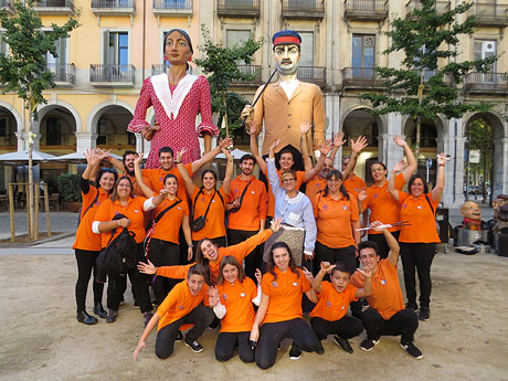 Fires 2019. Preg&oacute; de Fires. La cercavila de gegants i capgrossos fins la pla&ccedil;a del Vi