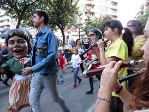 Fires 2019. Preg&oacute; de Fires. Les cercaviles de gegants i capgrossos fins la pla&ccedil;a del Vi
