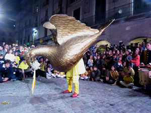 Fires 2019. Preg&oacute; de Fires. Balls de l'&Agrave;liga, els capgrossos i els gegants de la ciutat