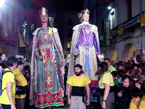 Fires 2019. Preg&oacute; de Fires. Balls de l'&Agrave;liga, els capgrossos i els gegants de la ciutat