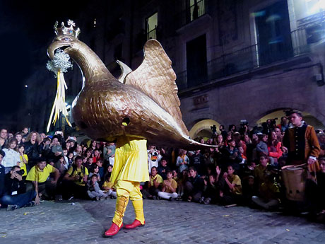Fires 2018. El preg&oacute. El preg&oacute. Balls de l'&Agrave;liga, els capgrossos i els gegants de la ciutat