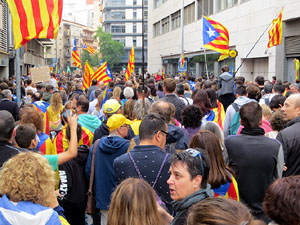 Manifestaci&oacute; per la sent&egrave;ncia del Proc&eacute;s el dia de vaga general