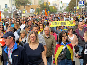 Manifestaci&oacute; per la sent&egrave;ncia del Proc&eacute;s el dia de vaga general