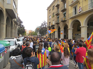 Manifestaci&oacute; per la sent&egrave;ncia del Proc&eacute;s el dia de vaga general