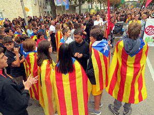 Manifestaci&oacute; per la sent&egrave;ncia del Proc&eacute;s el dia de vaga general