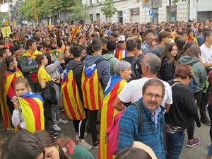 Manifestaci&oacute; per la sent&egrave;ncia del Proc&eacute;s el dia de vaga general