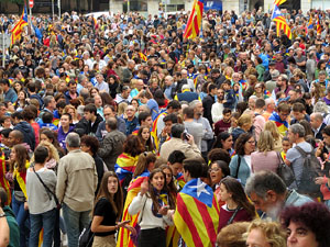 Manifestaci&oacute; per la sent&egrave;ncia del Proc&eacute;s el dia de vaga general