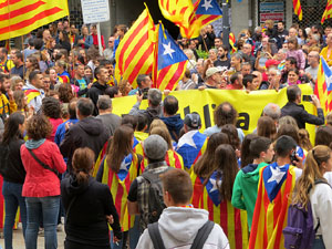 Manifestaci&oacute; per la sent&egrave;ncia del Proc&eacute;s el dia de vaga general
