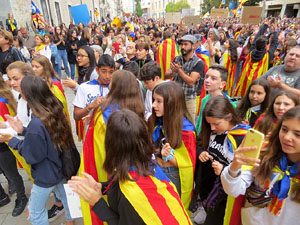 Manifestaci&oacute; per la sent&egrave;ncia del Proc&eacute;s el dia de vaga general