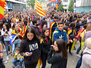 Manifestaci&oacute; per la sent&egrave;ncia del Proc&eacute;s el dia de vaga general