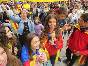 Manifestaci&oacute; per la sent&egrave;ncia del Proc&eacute;s el dia de vaga general