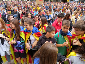 Manifestaci&oacute; per la sent&egrave;ncia del Proc&eacute;s el dia de vaga general