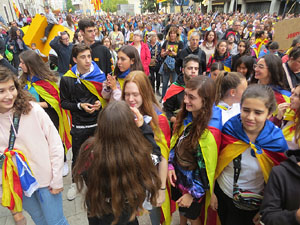 Manifestaci&oacute; per la sent&egrave;ncia del Proc&eacute;s el dia de vaga general