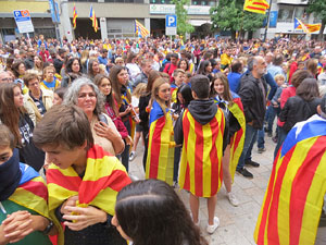 Manifestaci&oacute; per la sent&egrave;ncia del Proc&eacute;s el dia de vaga general